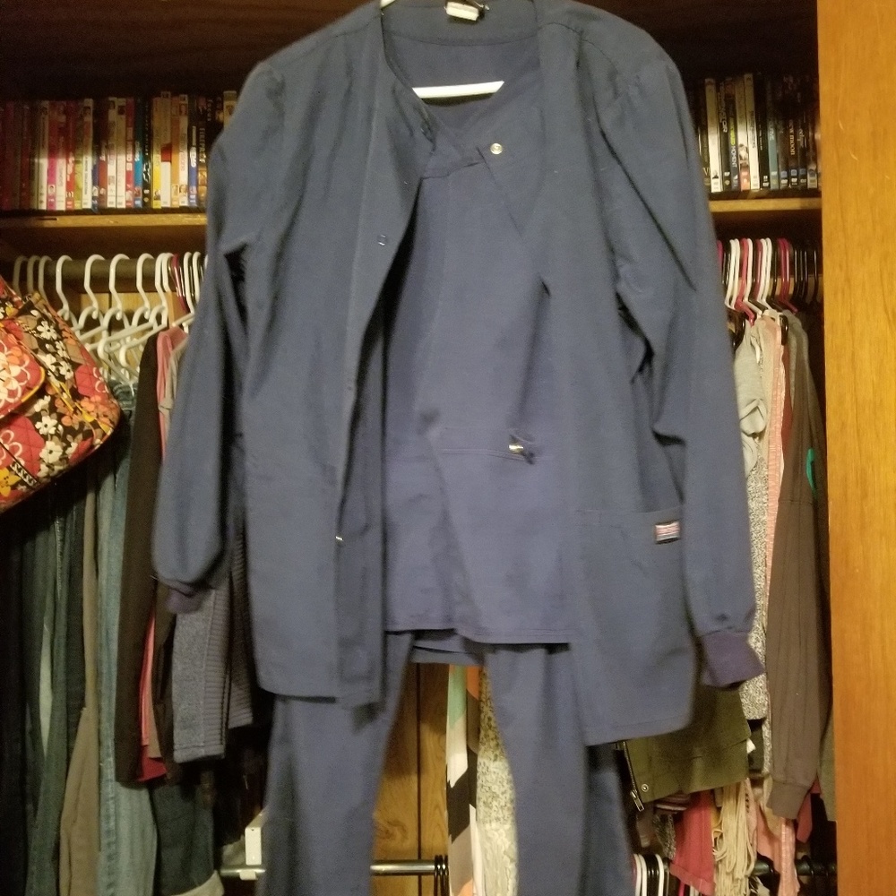 Navy Cherokee scrubset